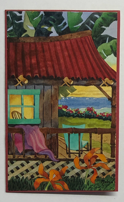 Gift Enclosure Art Card (GE-5601) 2.25" W  x  4" H