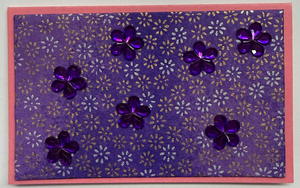 Gift Enclosure Art Card (GE-5645) 4" W  x  2.25" H