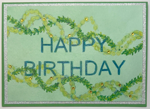 Sold - Use "Contact Linda" to order a similar work. Large Format Art Card (LF-0347) 7" W  x  5" H