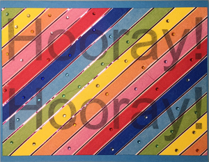 One Of A Kind Art Card  OK-6987, 5.5" W  x  4.25" H