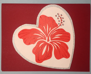 One Of A Kind Art Card  OK-7027, 5.5" W  x  4.25" H