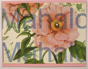 Sold - Use "Contact Linda" to order a similar piece. x-Sold-Art-One Of A Kind Art Card $9 OK-7065 5.5" W  x  4.25" H