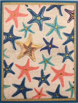 One Of A Kind Art Card  OK-7092, 4.25" W  x  5.5" H