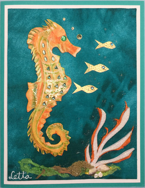 One Of A Kind Art Card  OK-7094, 4.25" W  x  5.5" H