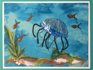 One Of A Kind Art Card  OK-7120, 5.5" W  x  4.25" H