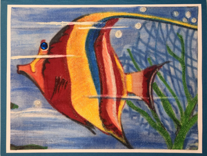 One Of A Kind Art Card  OK-7124, 5.5" W  x  4.25" H One Of A Kind Art Card  OK-7124, 5.5" W  x  4.25" H