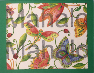 One Of A Kind Art Card  OK-7139, 5.5" W  x  4.25" H One Of A Kind Art Card  OK-7139, 5.5" W  x  4.25" H