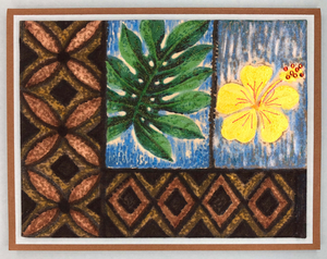 One Of A Kind Art Card  OK-7167, 5.5" W  x  4.25" H One Of A Kind Art Card  OK-7167, 5.5" W  x  4.25" H