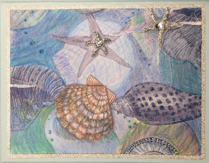 One Of A Kind Art Card  OK-7170, 5.5" W  x  4.25" H