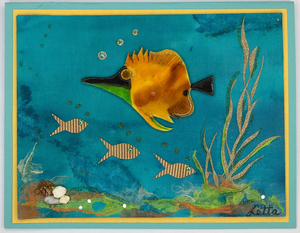 One Of A Kind Art Card  OK-7173, 5.5" W  x  4.25" H