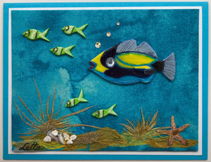 One Of A Kind Art Card $20 OK-7251, 5.5" W  x  4.25" H