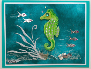 One Of A Kind Art Card $20 OK-7252, 5.5" W  x  4.25" H