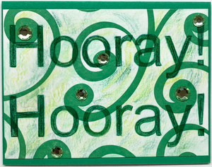 One Of A Kind Art Card (OK-7395) 5.5" W  x  4.25" H One Of A Kind Art Card (OK-7395) 5.5" W  x  4.25" H