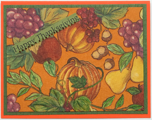 Sold - Use "Contact Linda" to order a similar work. One Of A Kind Art Card (OK-7574) 5.5" W  x  4.25" H