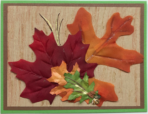 Sold - Use "Contact Linda" to order a similar work. One Of A Kind Art Card (OK-7578) 5.5" W  x  4.25" H