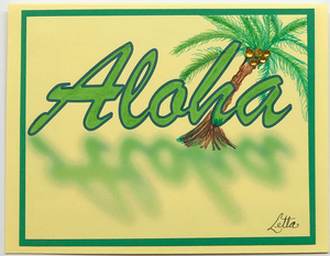 One Of A Kind Art Card (OK-7581) 5.5" W  x  4.25" H