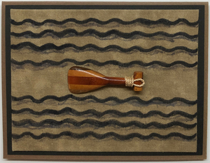 Sold - Use "Contact Linda" to order a similar work. One Of A Kind Art Card (OK-7619) 5.5" W  x  4.25" H