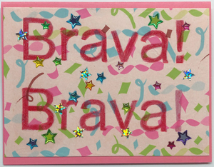 One Of A Kind Art Card (OK-7649) 5.5" W  x  4.25" H