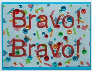 One Of A Kind Art Card (OK-7650) 5.5" W  x  4.25" H