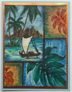 One Of A Kind Art Card (OK-7674) 4.25" W  x  5.5" H