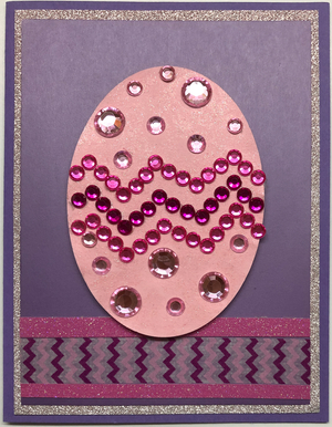Sold - Use "Contact Linda" to order a similar work. One Of A Kind Art Card (OK-7683) 4.25" W  x  5.5" H