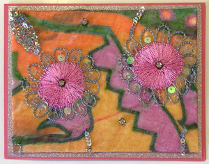 One Of A Kind Art Card (OK-7934) 5.5" W  x  4.25" H