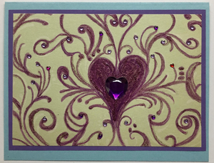 One Of A Kind Art Card (OK-7944) 5.5" W  x  4.25" H