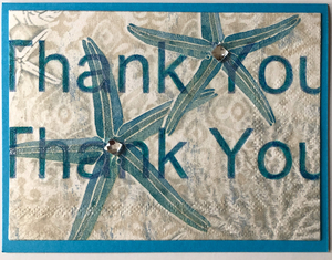 One Of A Kind Art Card (OK-7964) 5.5" W  x  4.25" H