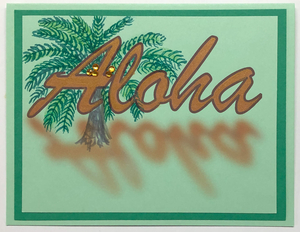 One Of A Kind Art Card (OK-7972) 5.5" W  x  4.25" H