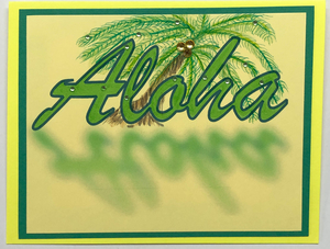 One Of A Kind Art Card (OK-7975) 5.5" W  x  4.25" H One Of A Kind Art Card (OK-7975) 5.5" W  x  4.25" H