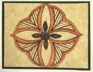 One Of A Kind Art Card (OK-7984) 5.5" W  x  4.25" H