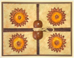 One Of A Kind Art Card (OK-7986) 5.5" W  x  4.25" H