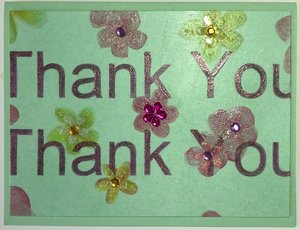 One Of A Kind Art Card (OK-7988) 5.5" W  x  4.25" H