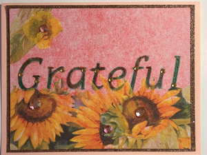 One Of A Kind Art Card (OK-7999) 5.5" W  x  4.25" H