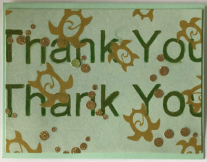 One Of A Kind Art Card (OK-8004) 5.5" W  x  4.25" H