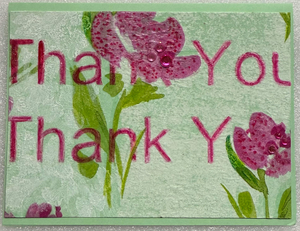 One Of A Kind Art Card (OK-8016) 5.5" W  x  4.25" H