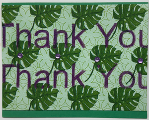 Sold - Use "Contact Linda" to order a similar work. One Of A Kind Art Card (OK-8068) 5.5" W  x  4.25" H