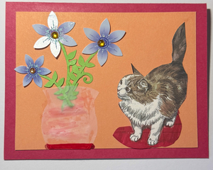 One Of A Kind Art Card (OK-8165) 5.5" W  x  4.25" H One Of A Kind Art Card (OK-8165) 5.5" W  x  4.25" H