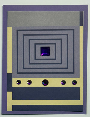 One Of A Kind Art Card (OK-8181) 4.25" W  x  5.5" H One Of A Kind Art Card (OK-8181) 4.25" W  x  5.5" H
