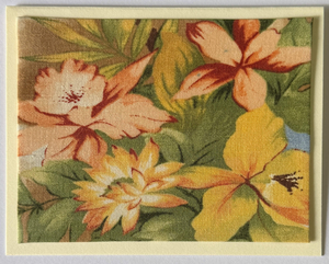 Sold Art. Use "Contact Linda" to order a similar work. One Of A Kind Art Card (OK-8195) 5.5" W  x  4.25" H