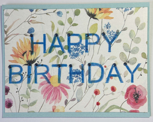 One Of A Kind Art Card (OK-8218) 5.5" W  x  4.25" H