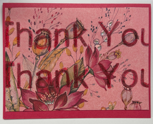 x-Sold-Art-One Of A Kind Art Card (OK-8246) 5.5" W  x  4.25" H