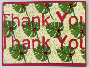 x-Sold-Art-One Of A Kind Art Card (OK-8260) 5.5" W  x  4.25" H