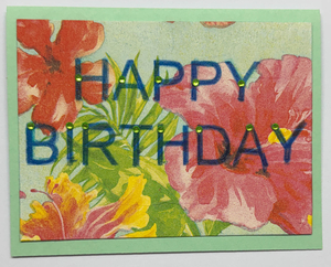 x-Sold-Art-One Of A Kind Art Card (OK-8274) 5.5" W  x  4.25" H
