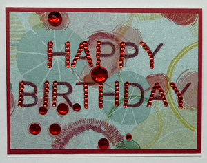 x-Sold-Art-One Of A Kind Art Card (OK-8283) 5.5" W  x  4.25" H