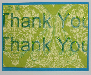 One Of A Kind Art Card (OK-8287) 5.5" W  x  4.25" H