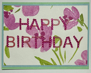 x-Sold-Art-One Of A Kind Art Card (OK-8293) 5.5" W  x  4.25" H