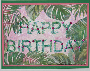 x-Sold-Art-One Of A Kind Art Card (OK-8294) 5.5" W  x  4.25" H