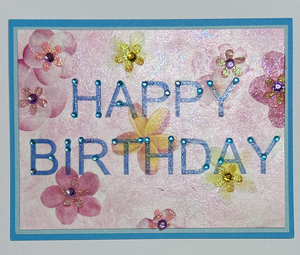 One Of A Kind Art Card (OK-8296) 5.5" W  x  4.25" H