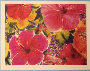 Tropical Impression Art Card  TI-0301, 5.5" W  x  4.25" H